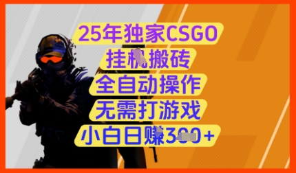 25年独家CSGO挂G搬砖，全自动操作，无需打游戏，小白日入3张+【揭秘】-SEO论坛-分享经验-东莞市快语信息咨询有限公司