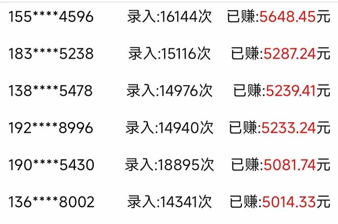 信息录入，几秒一单，只需一部手机，小白轻松上手，日入500＋-SEO论坛-分享经验-东莞市快语信息咨询有限公司