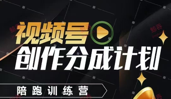 视频号创作分成计划陪跑训练营，手把手教会你如何制作视频，细水长流型项目-SEO论坛-分享经验-东莞市快语信息咨询有限公司