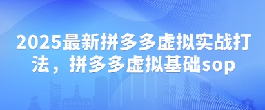 2025最新拼多多虚拟实战打法，拼多多虚拟基础sop-SEO论坛-分享经验-东莞市快语信息咨询有限公司