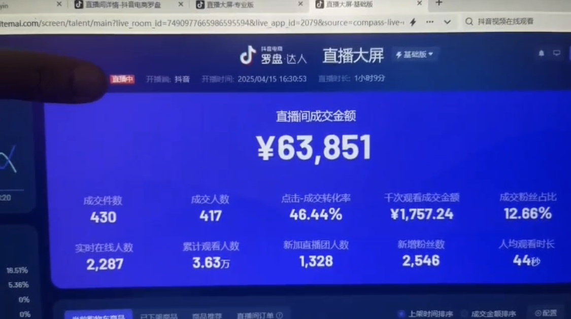 抖音破价直播，靠不露脸读稿子， 日入多张，100%起号-SEO论坛-分享经验-东莞市快语信息咨询有限公司